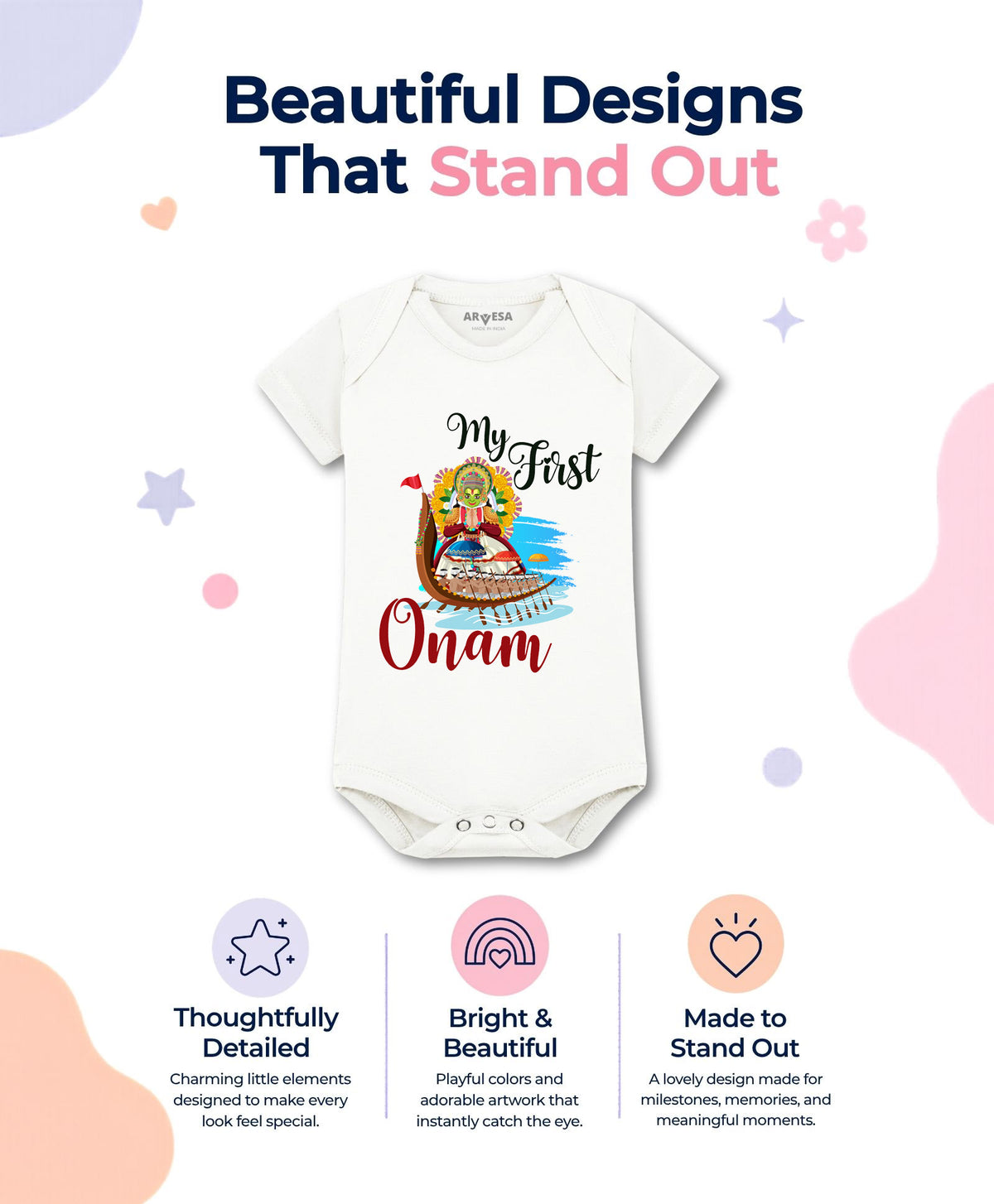 No | My First Onam - Romper