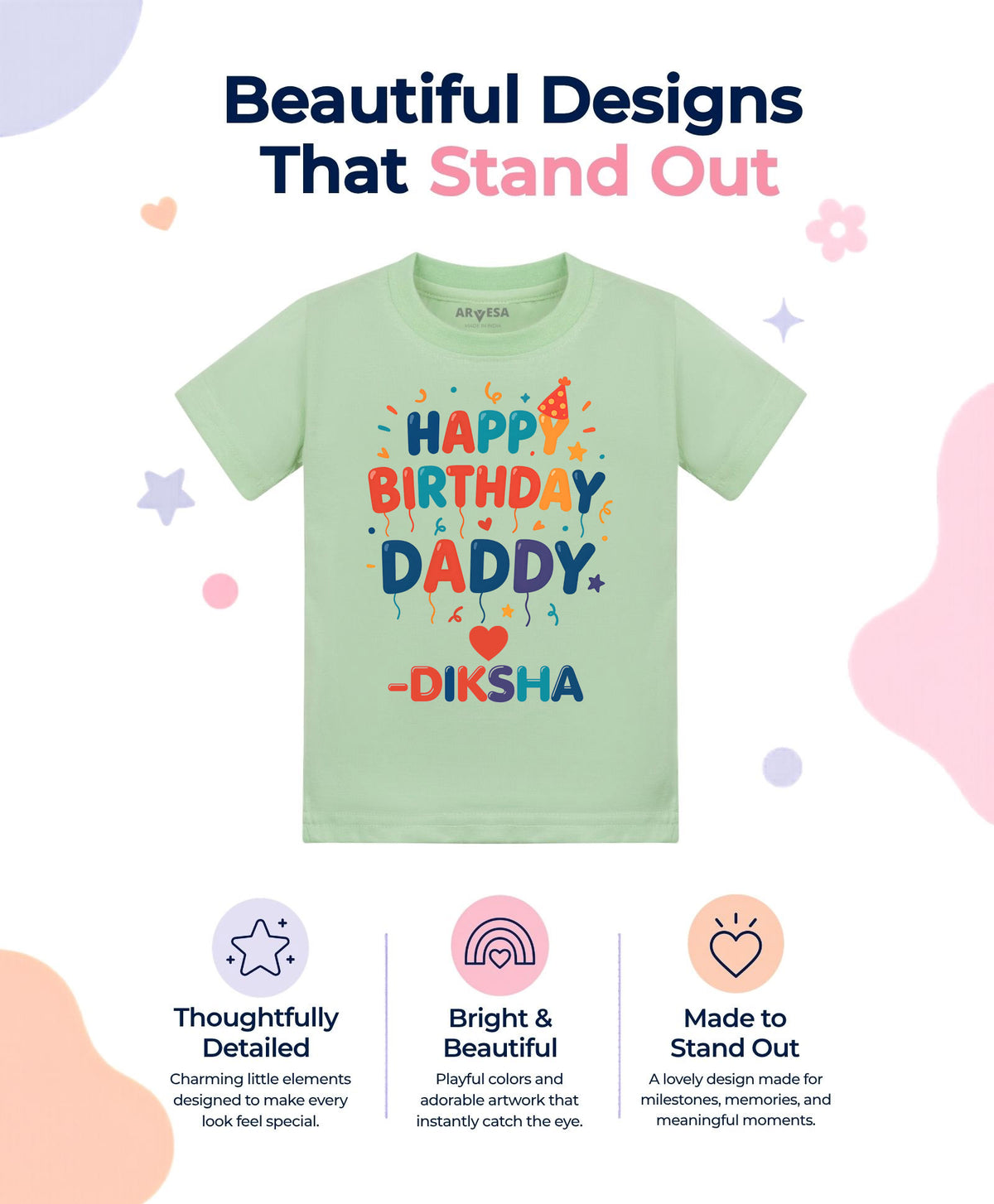 Yes | Happy Birthday Daddy Dad Birthday - T-shirt