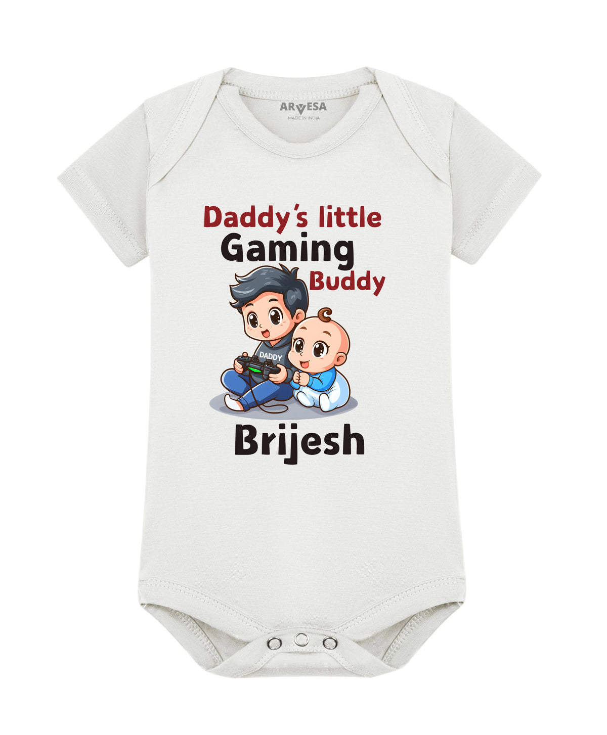 Yes | Daddy Little Gaming Buddy - Romper