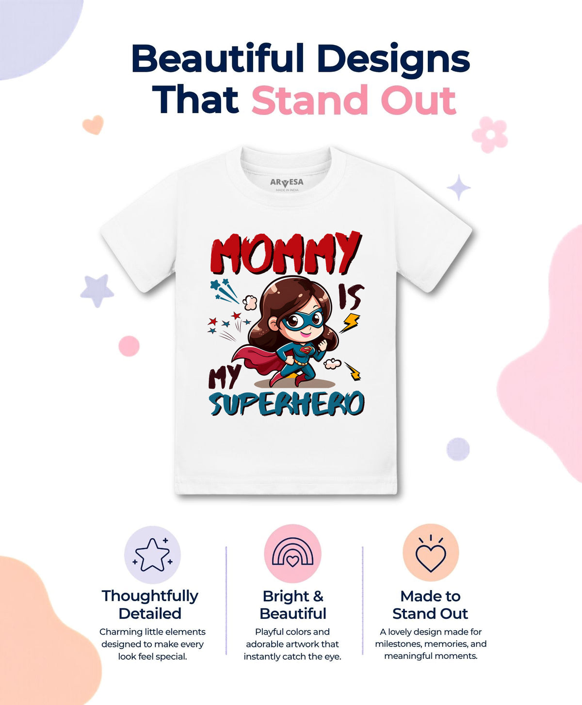 No | Mommy Is My Superhero - T-shirt