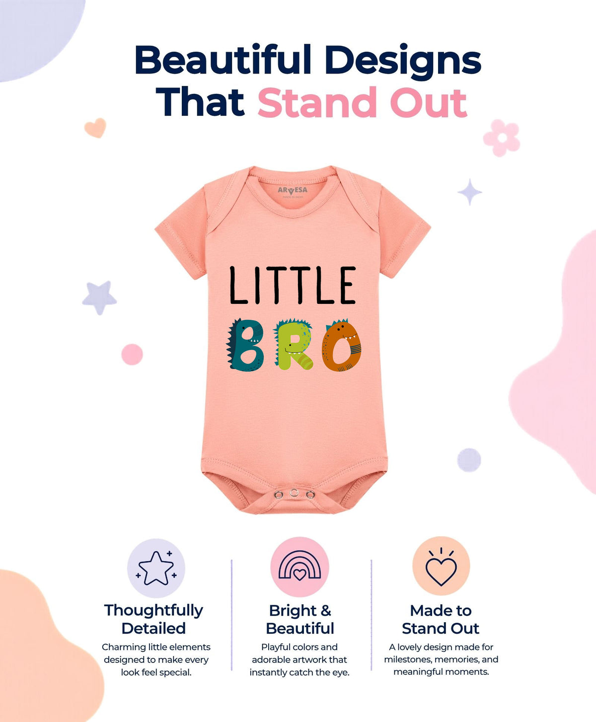 No | Little Bro Brother - Romper