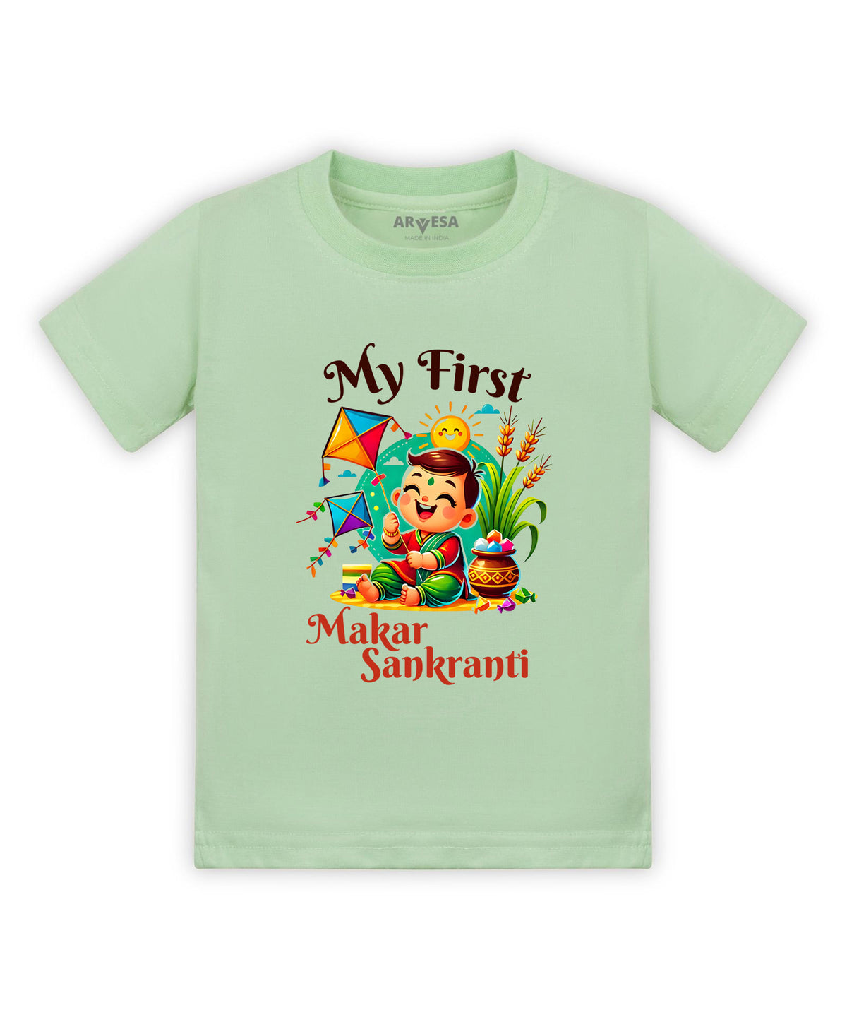 No | My First Makar sankranti - T-shirt