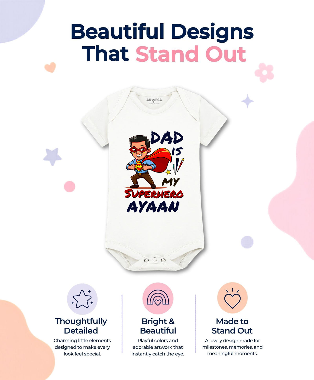 Yes | Dad Is My Superhero - Romper