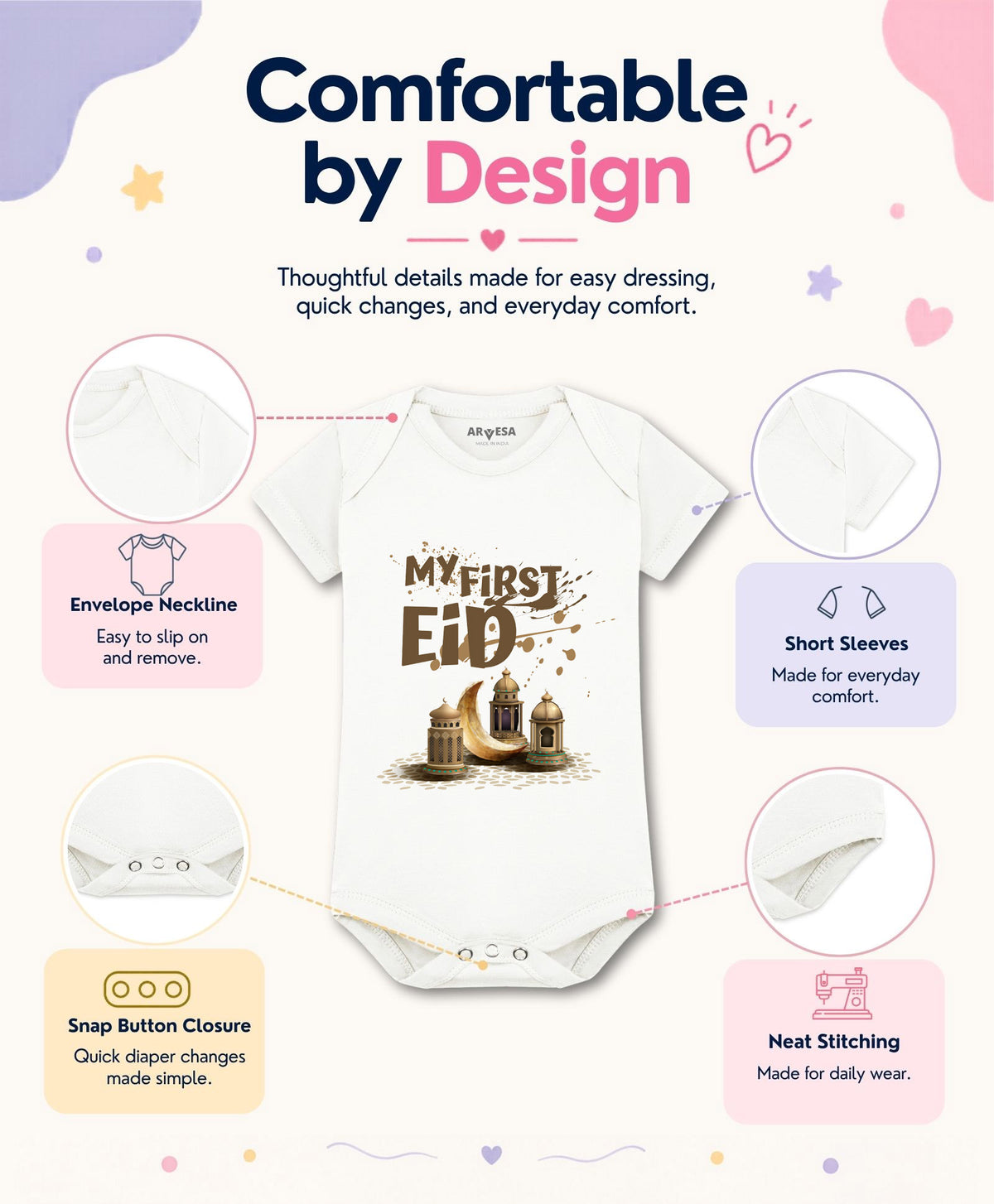 No | My First Eid - Romper