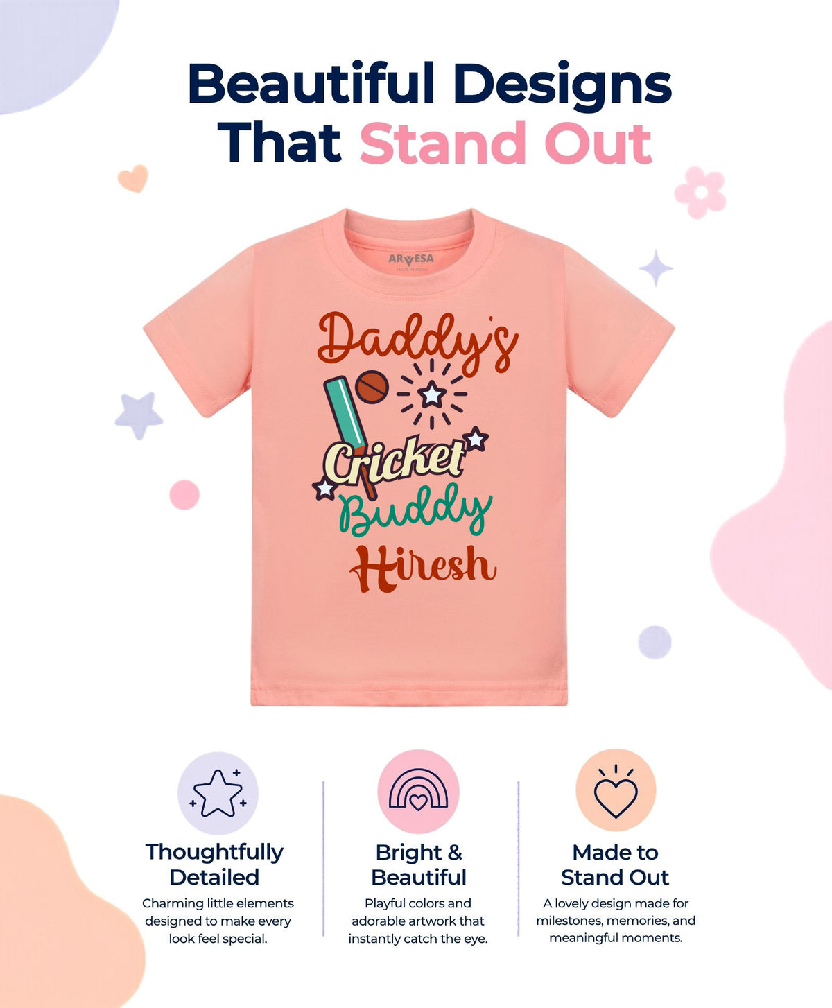 Yes | Daddy Cricket Buddy - T-shirt