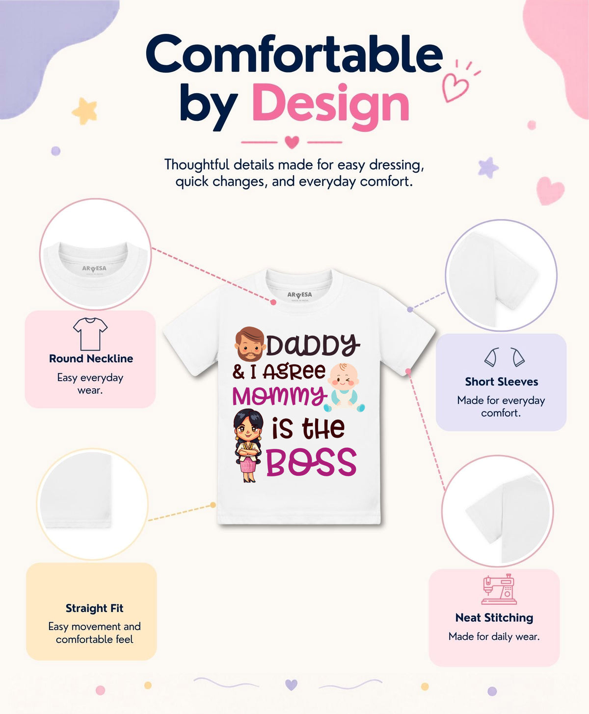 No | Daddy & I Agree Mommy Is Boss - T-shirt