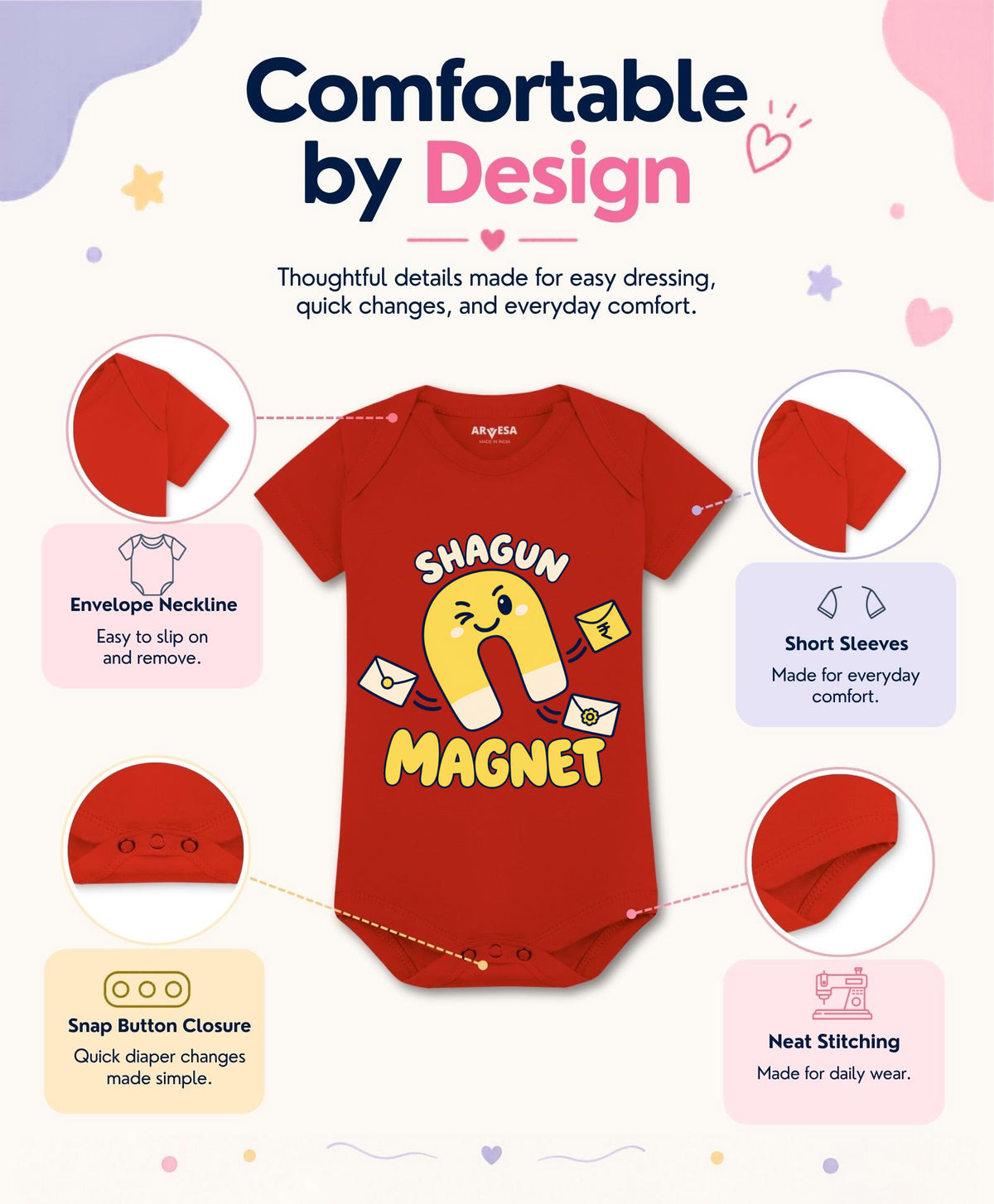 Shagun Magnet Diwali - Romper