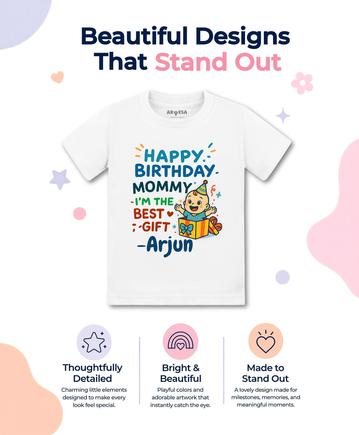 Yes | Happy Birthday Mommy I'm The Best Gift Mom Birthday - T-shirt