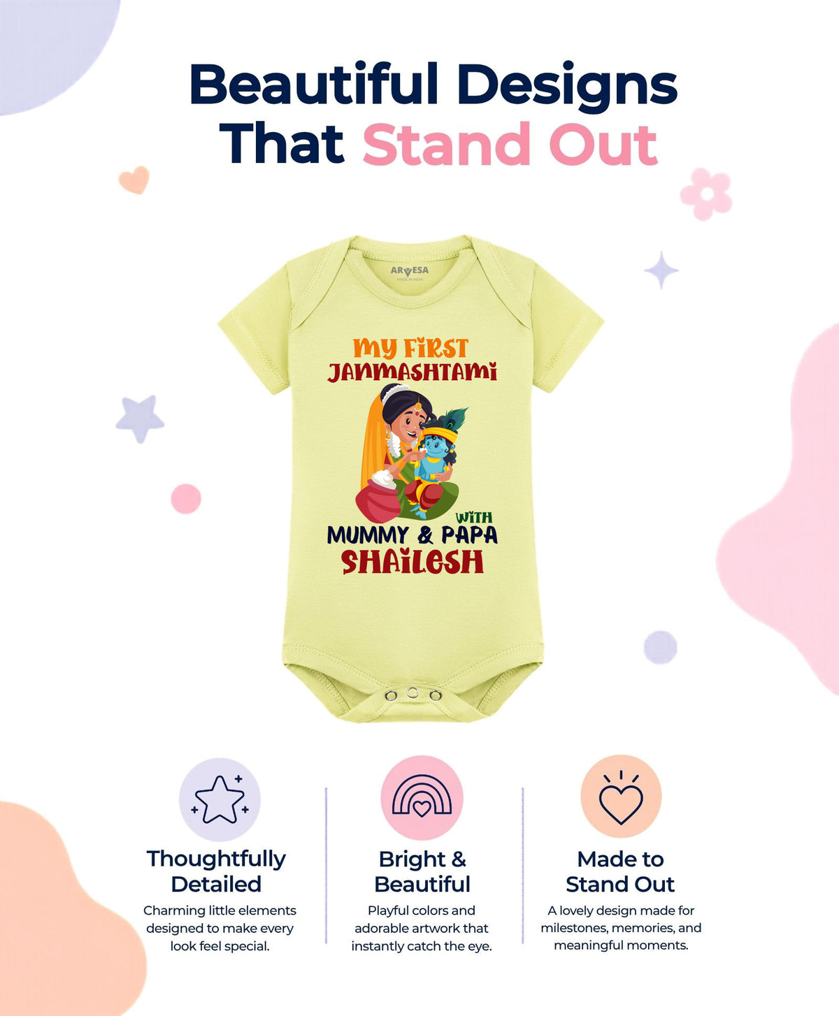 Yes | My First Janmashtami - Romper