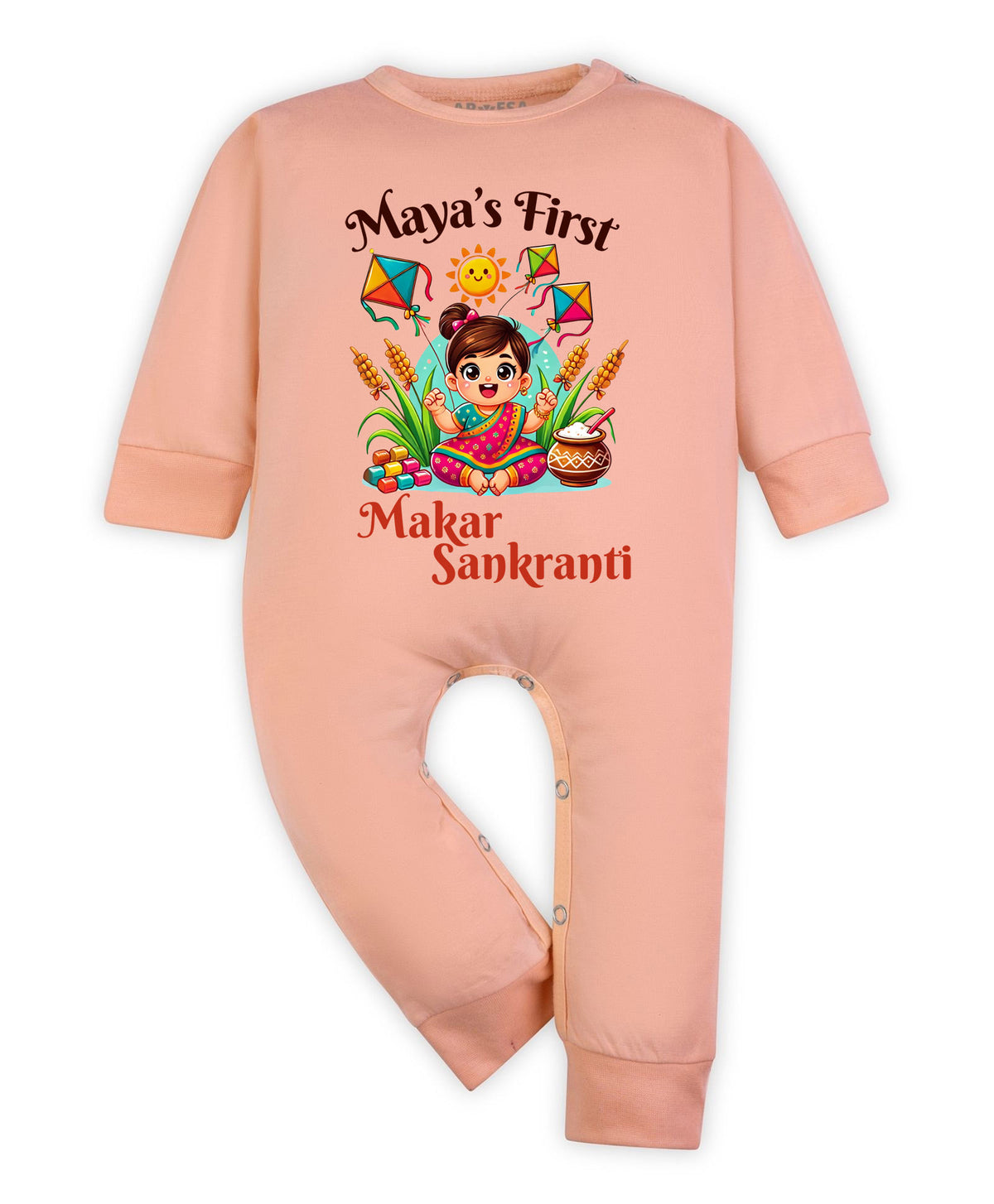Yes | My First Makar sankranti - Jumpsuit