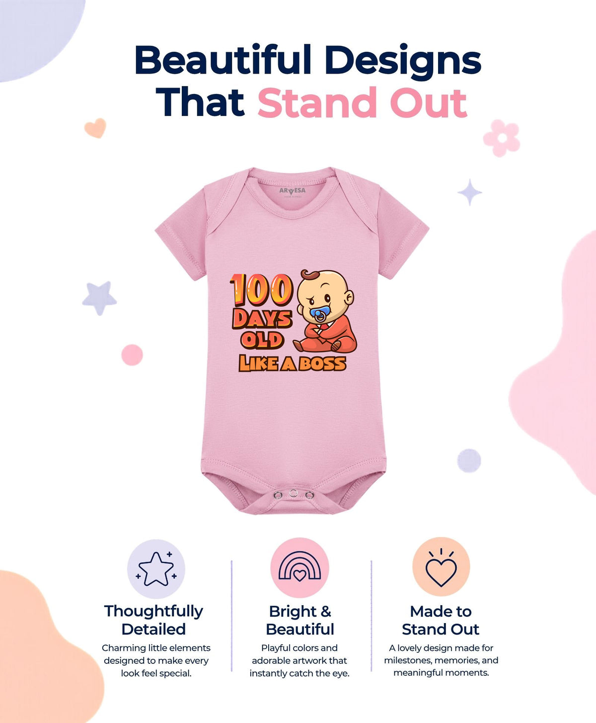 No | 100 Days Birthday - Romper