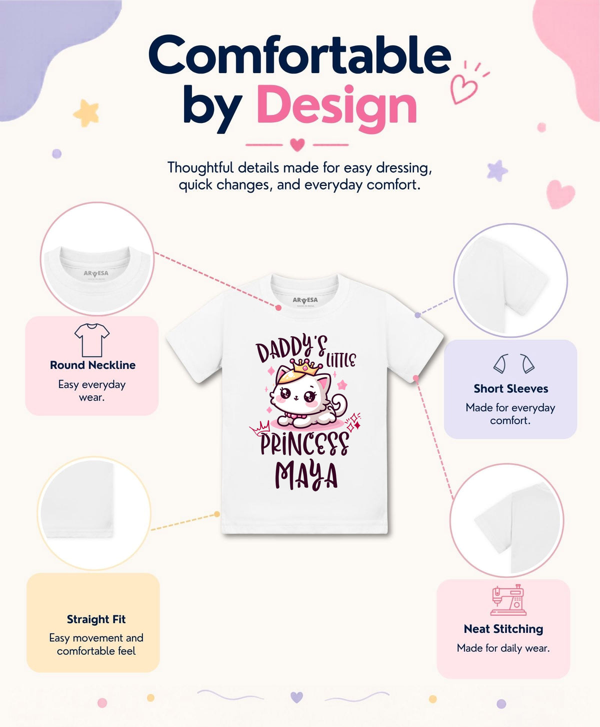 Yes | Daddy Little Princess - T-shirt