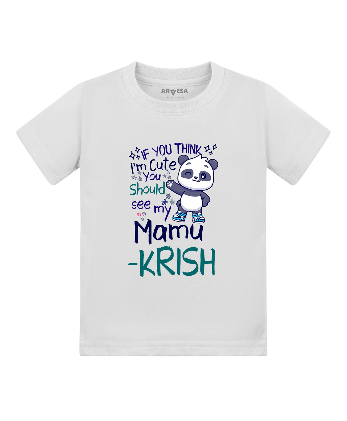 Yes | I Am Cute You Should See My Mamu - T-shirt