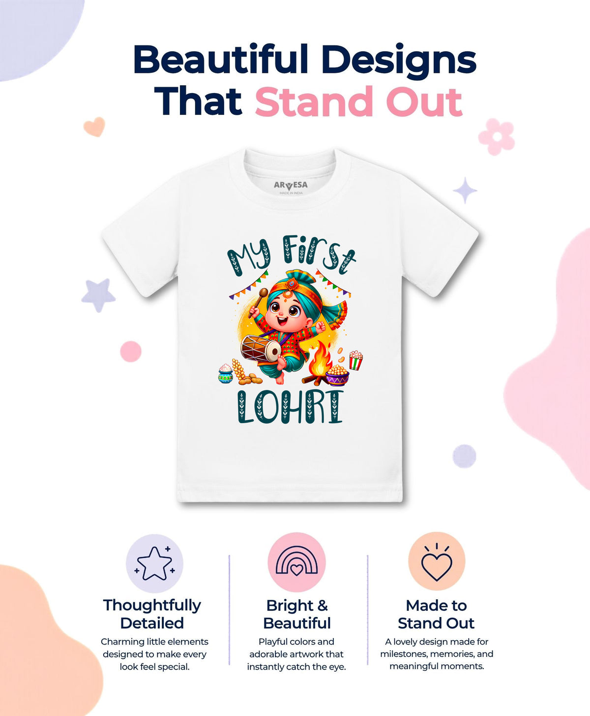 No | My First Lohri - T-shirt