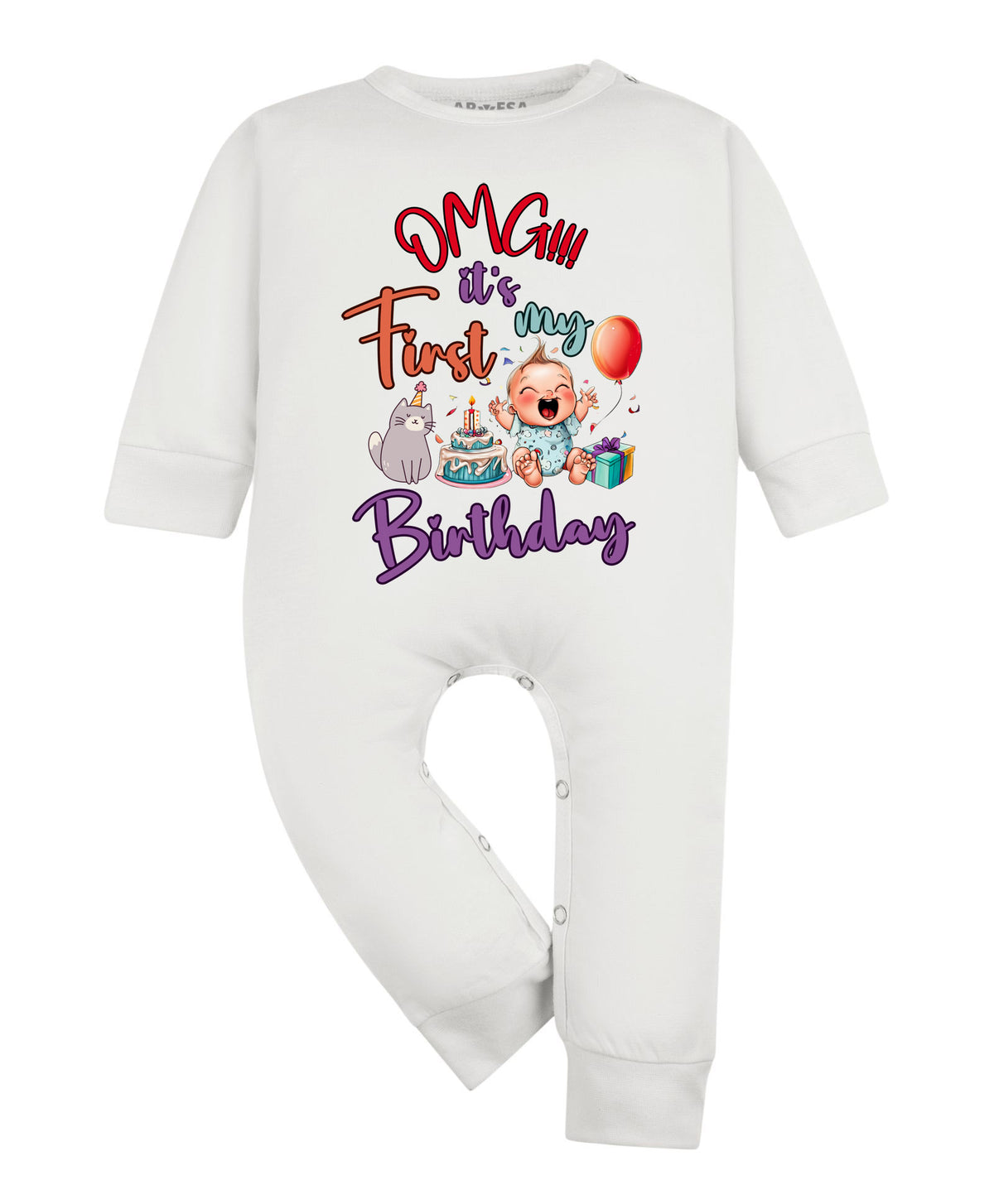 No | One Year Birthday - Jumpsuit