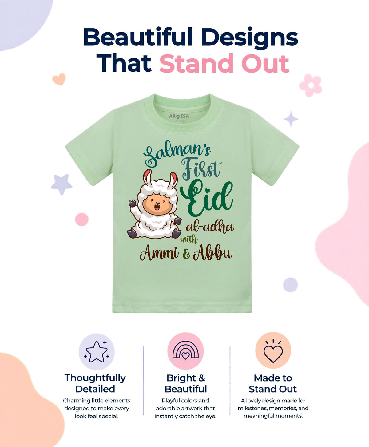 Yes | My First Bakra Eid - T-shirt