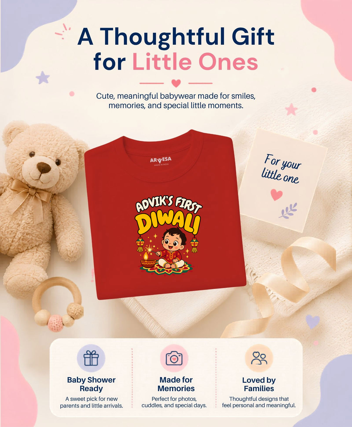Yes | My First Diwali - T-shirt