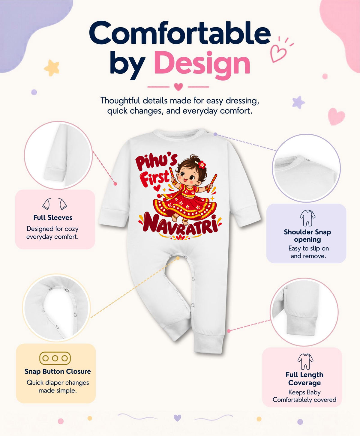 Yes | My First Navratri - Jumpsuit