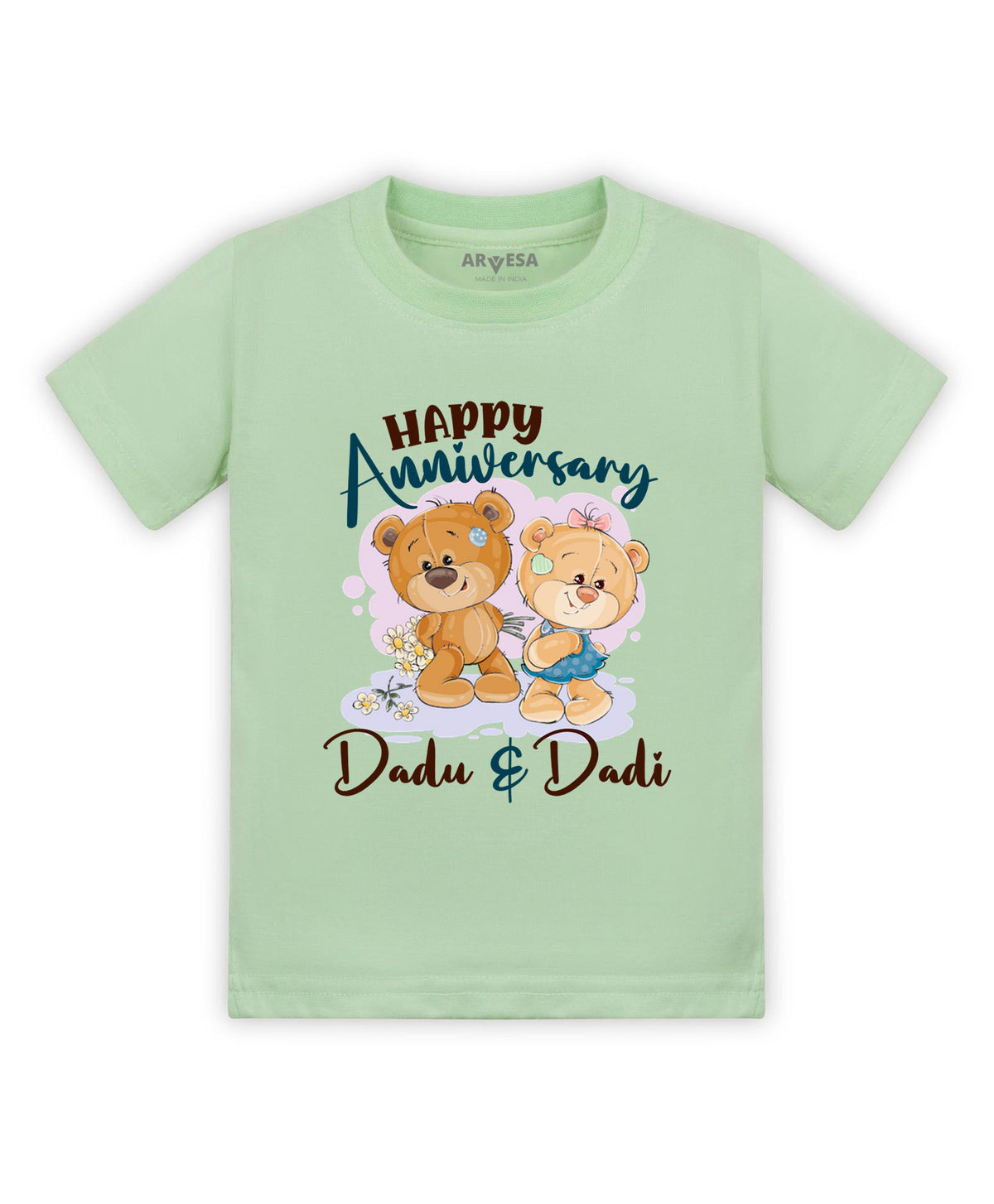 No | Happy Anniversay Dadu & Dadi Family Anniversary - T-shirt