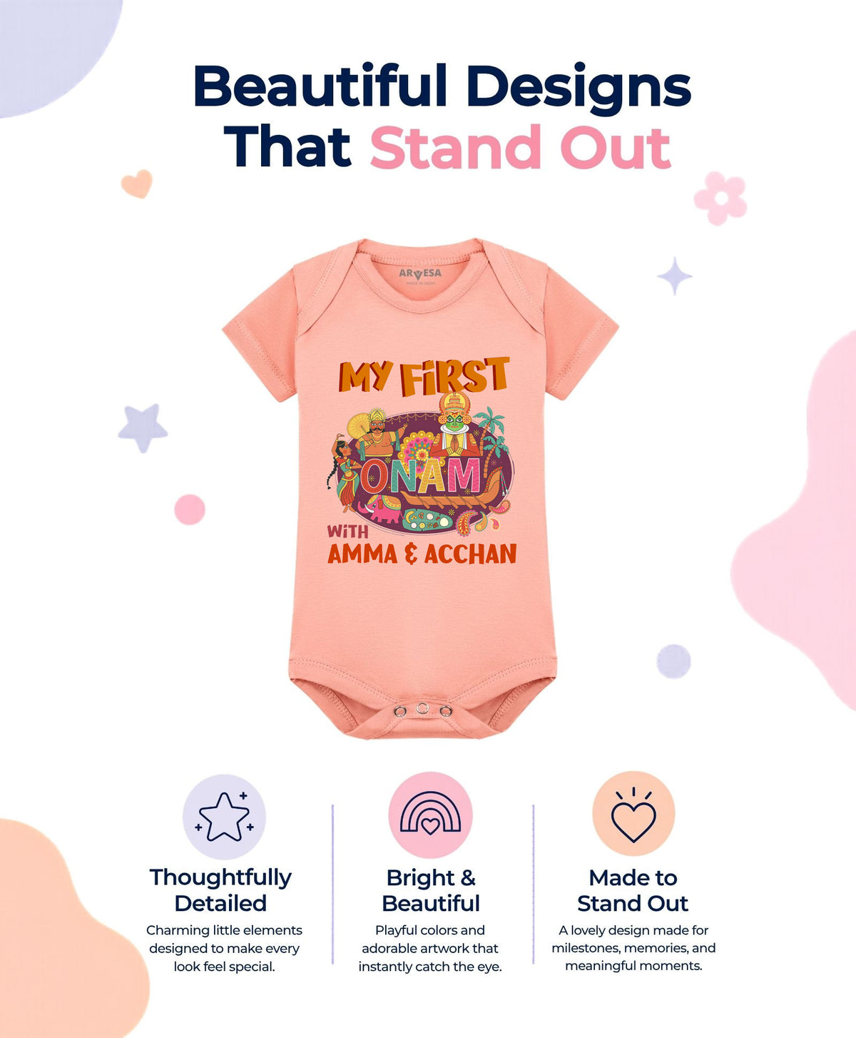 No | My First Onam - Romper