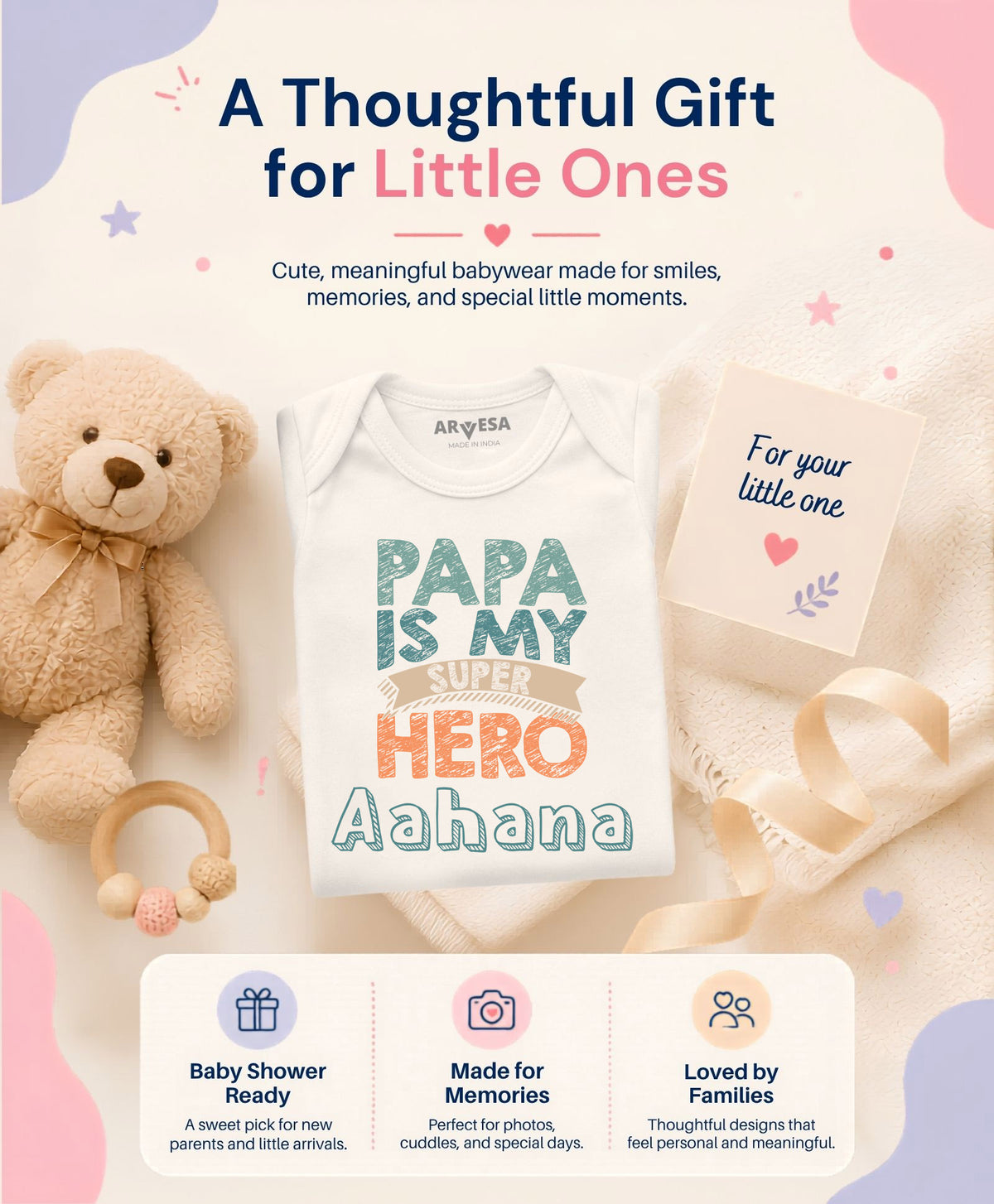 Yes | Papa Is My Super Hero Dad - Romper