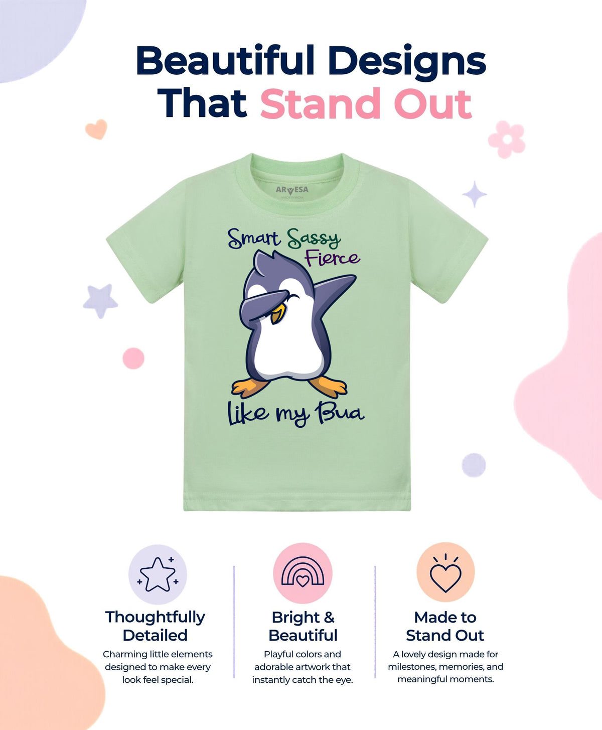 No | Smart Sassy Like My Bua - T-shirt