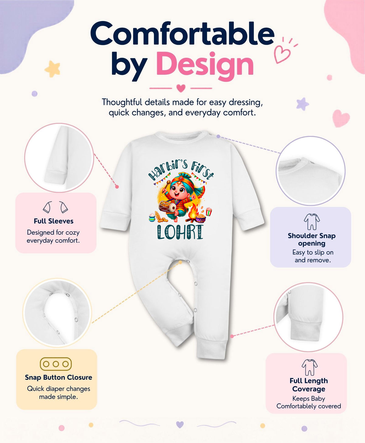 Yes | My First Lohri - Jumpsuit