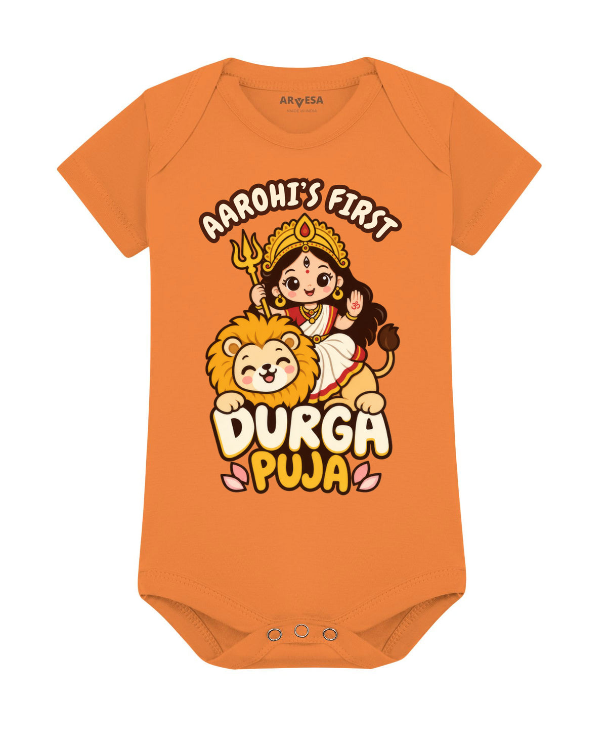 Yes | My First Durga Puja - Romper