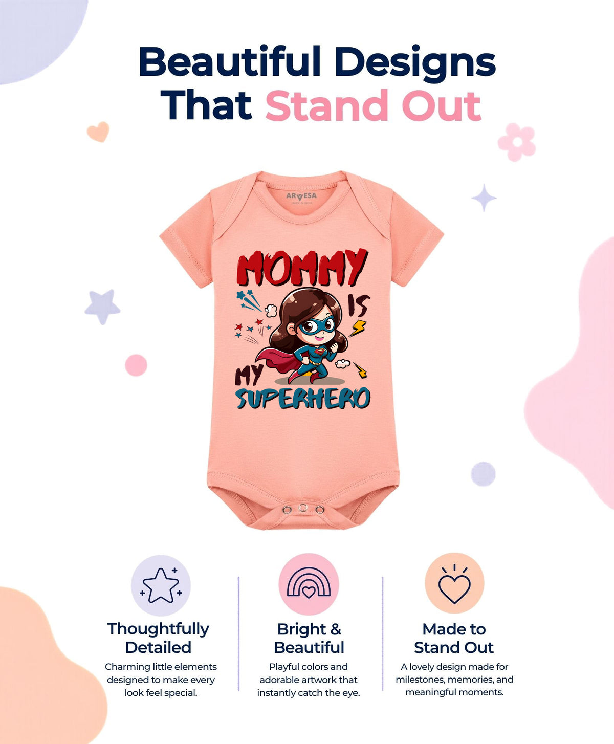 No | Mommy Is My Superhero - Romper