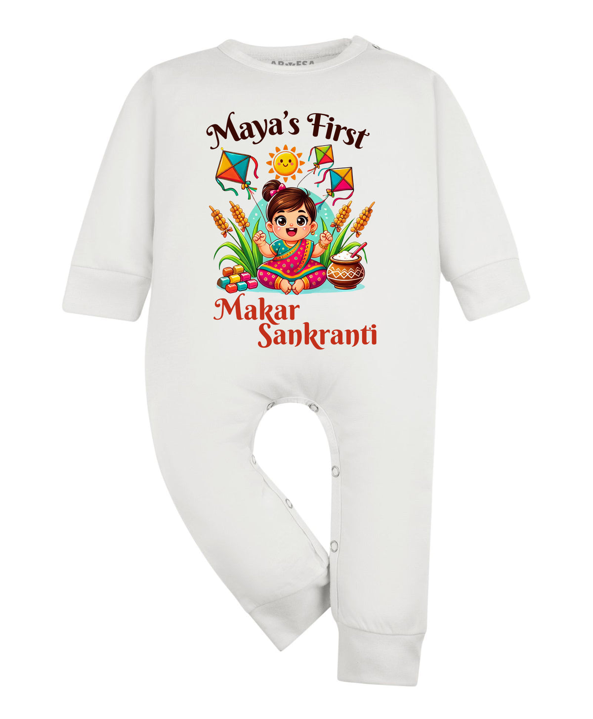 Yes | My First Makar sankranti - Jumpsuit