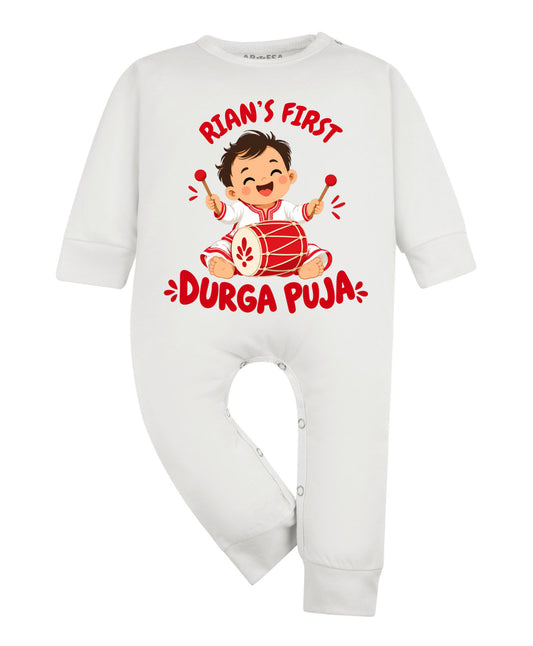 Yes | My First Durga Puja - Jumpsuit