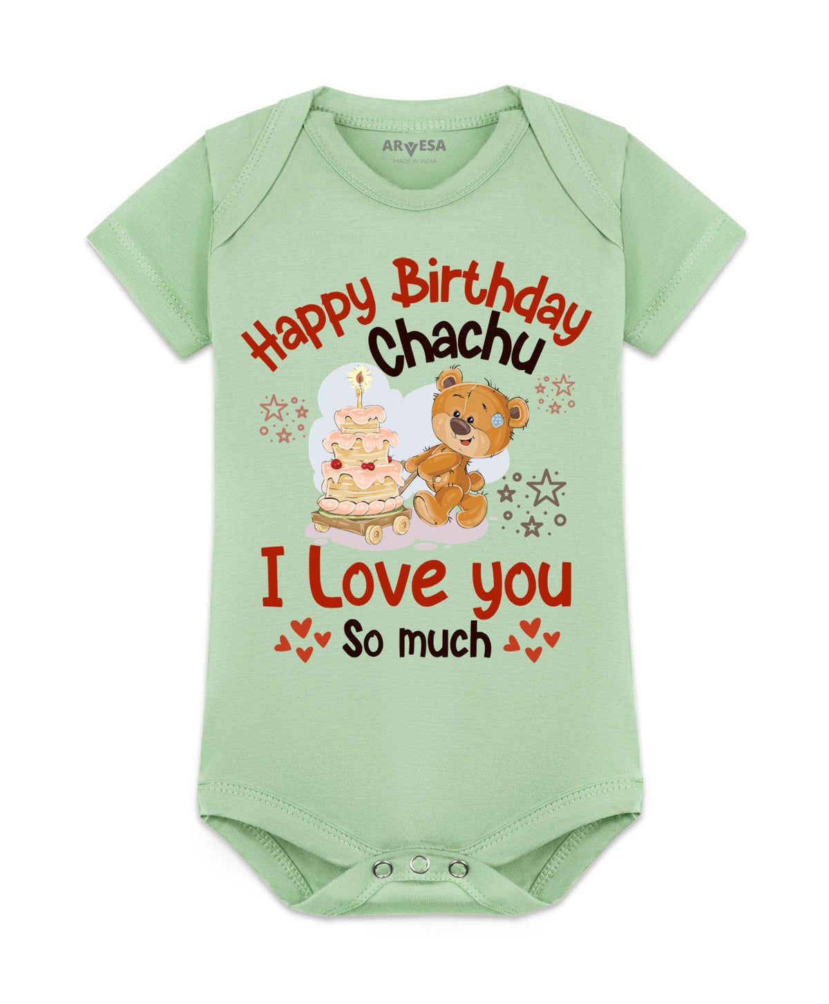 No | Happy Birthday Chachu Family Birthday - Romper