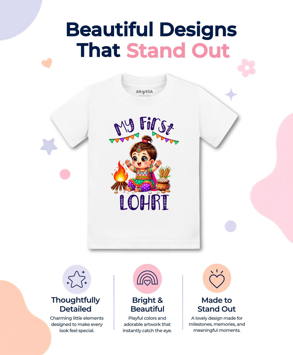 No | My First Lohri - T-shirt