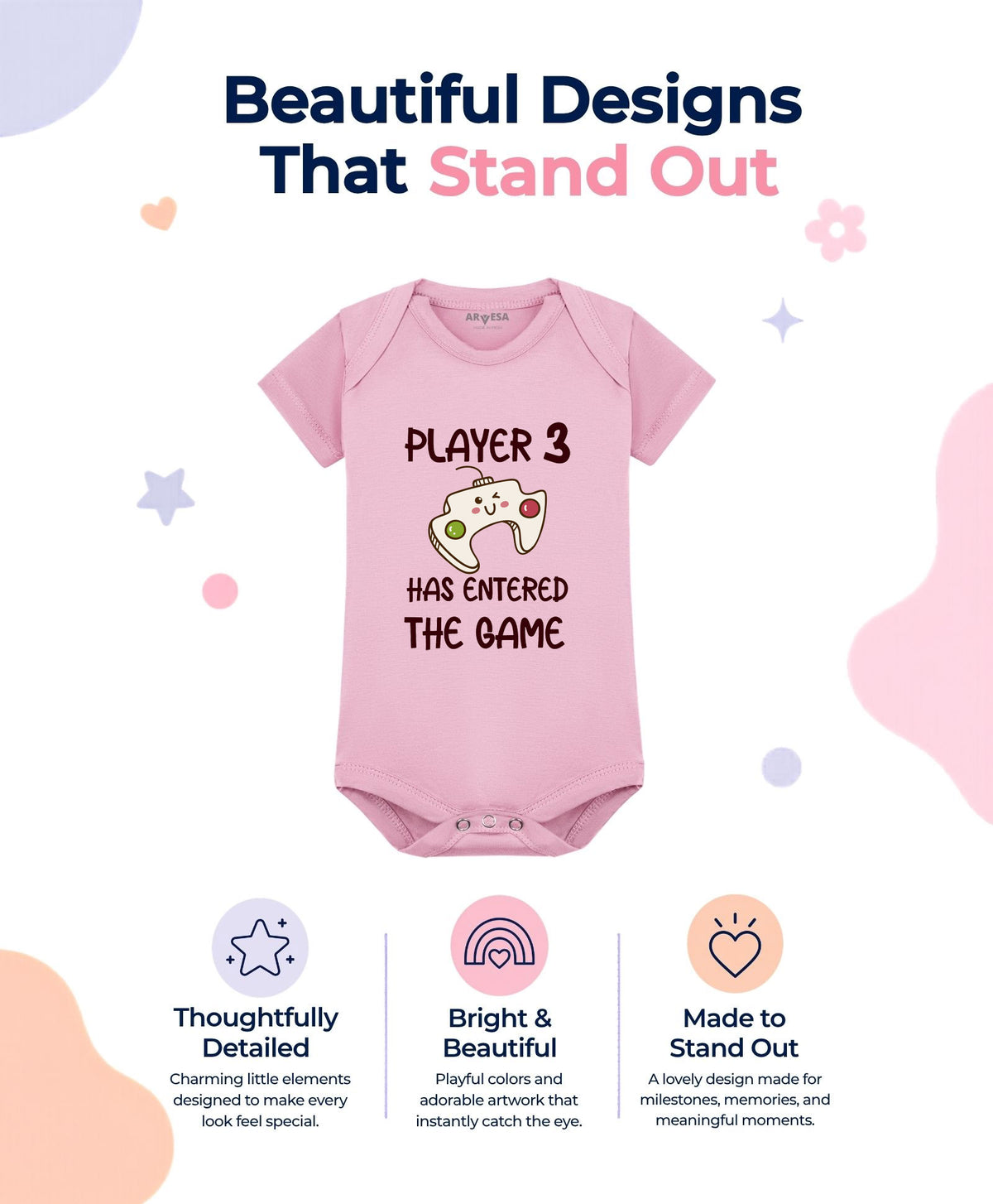 No | Player 3 Entered The Game Quirky - Romper