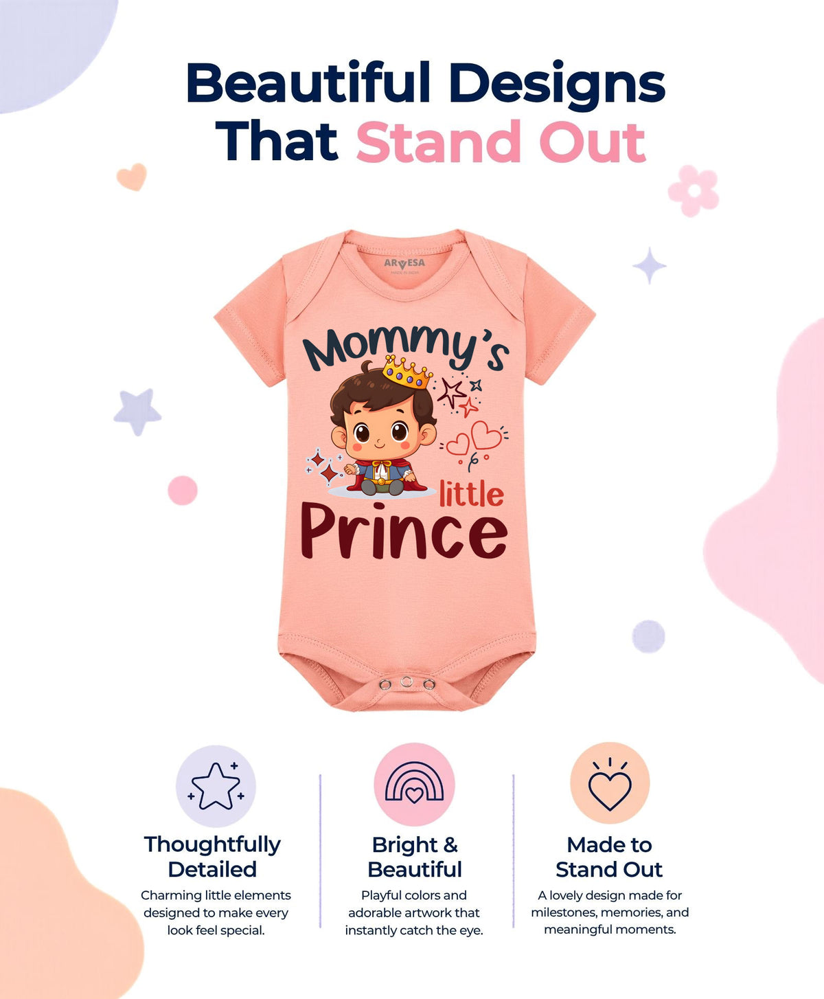 No | Mommy Little Prince - Romper
