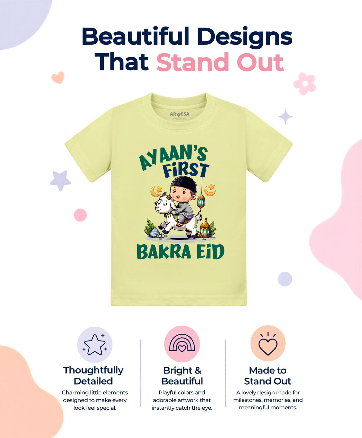 Yes | My First Eid - T-shirt