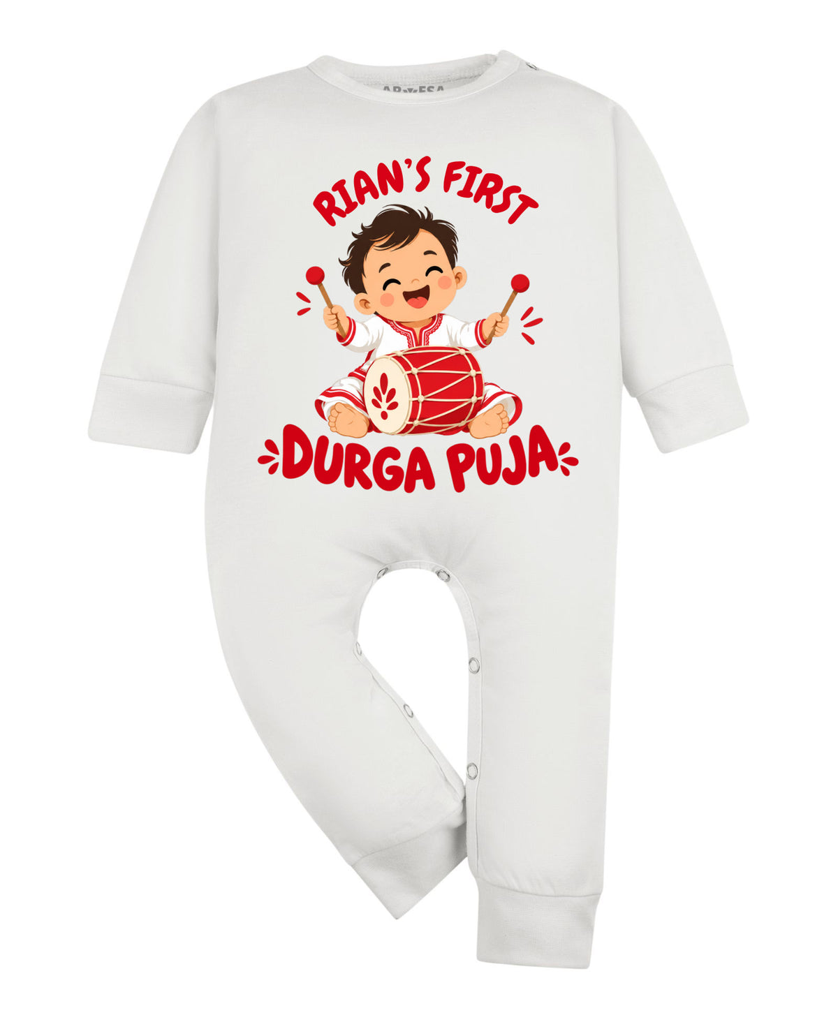 Yes | My First Durga Puja - Jumpsuit