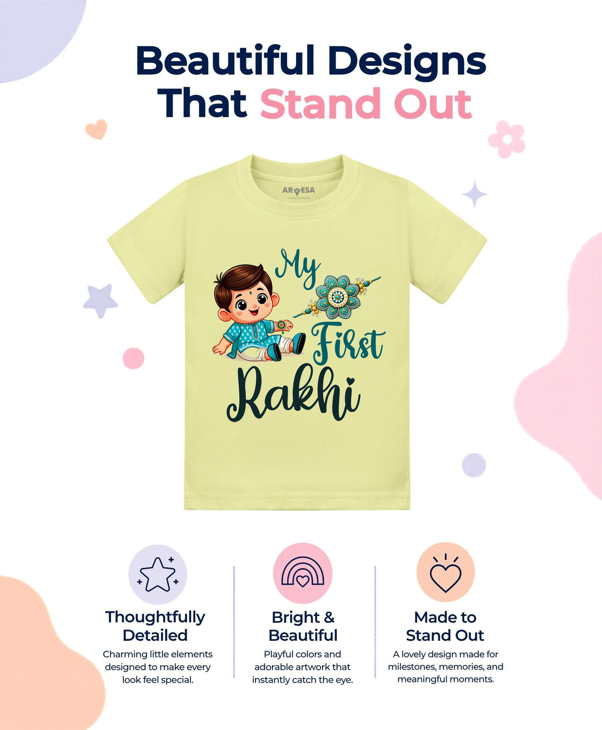 No | My First Rakhi - T-shirt