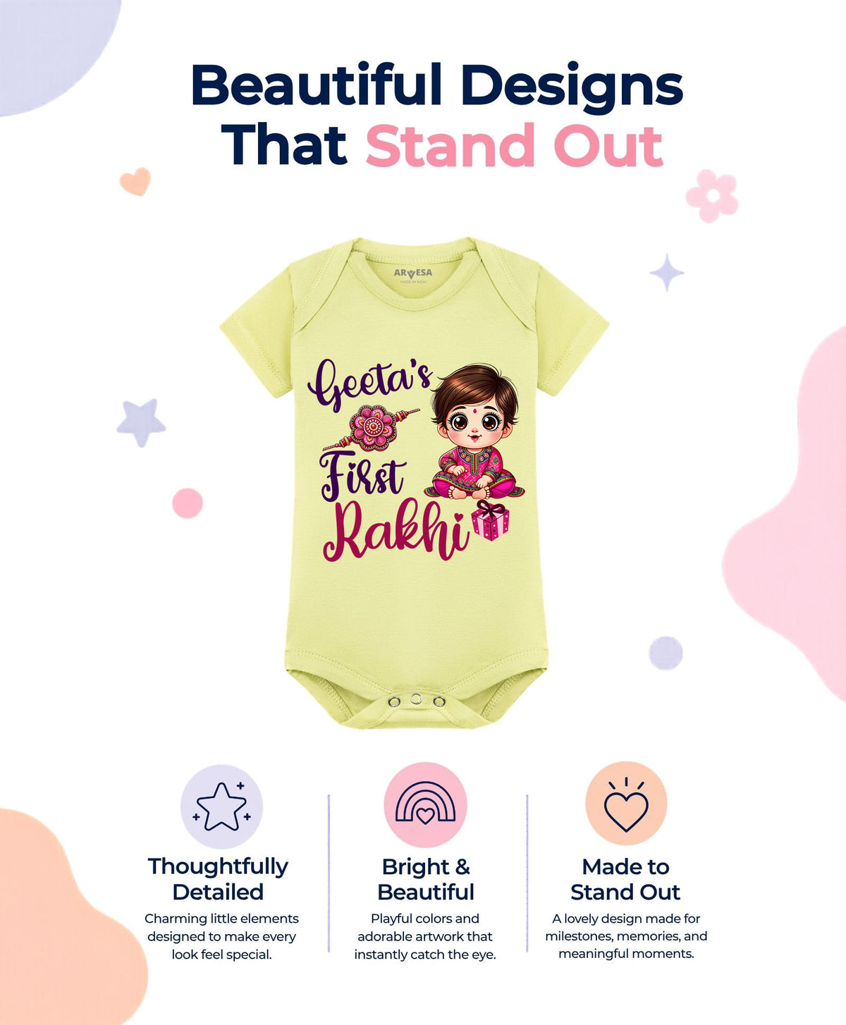 Yes | My First Rakhi - Romper