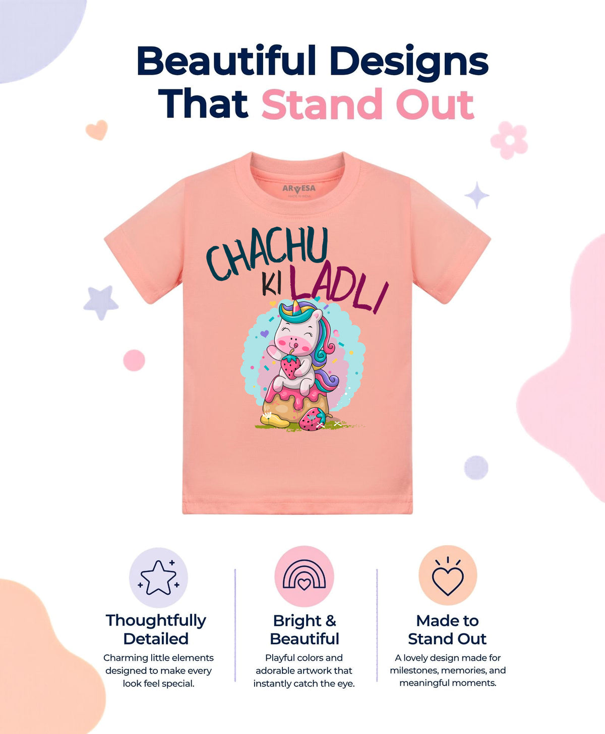 No | Chachu Ki Ladli - T-shirt