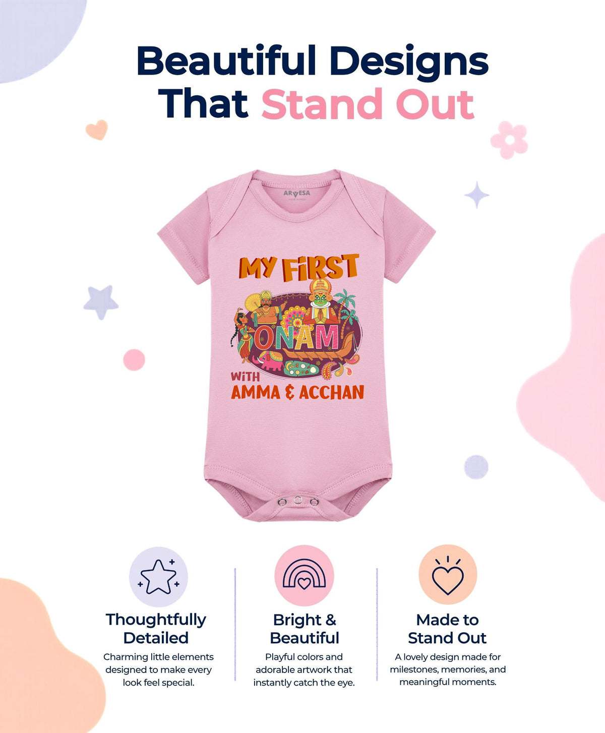 No | My First Onam - Romper