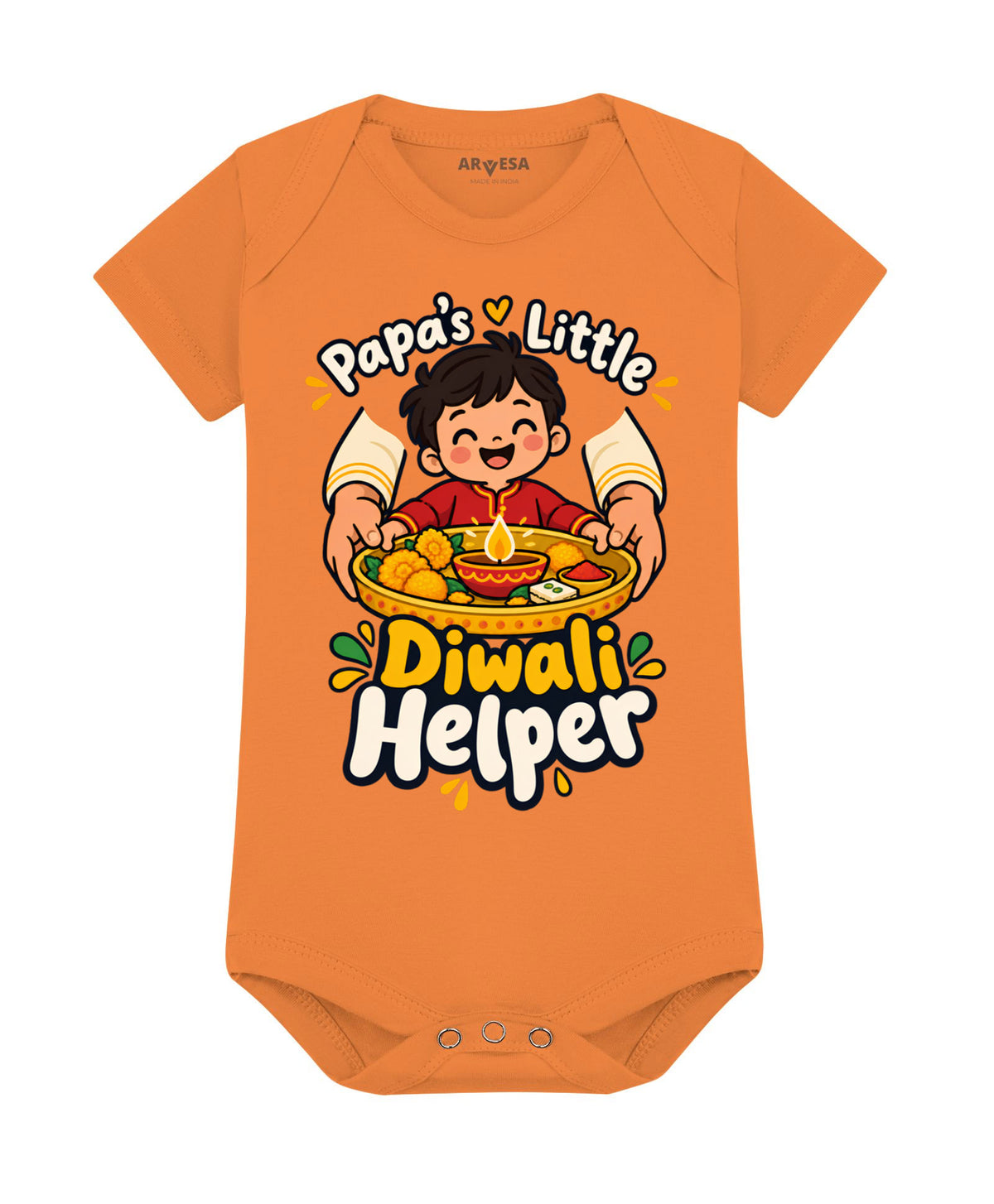 Papa's Little Diwali Helper - Romper
