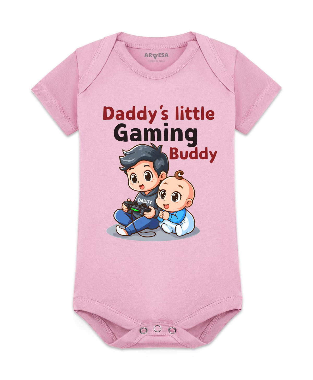 No | Daddy Little Gaming Buddy - Romper