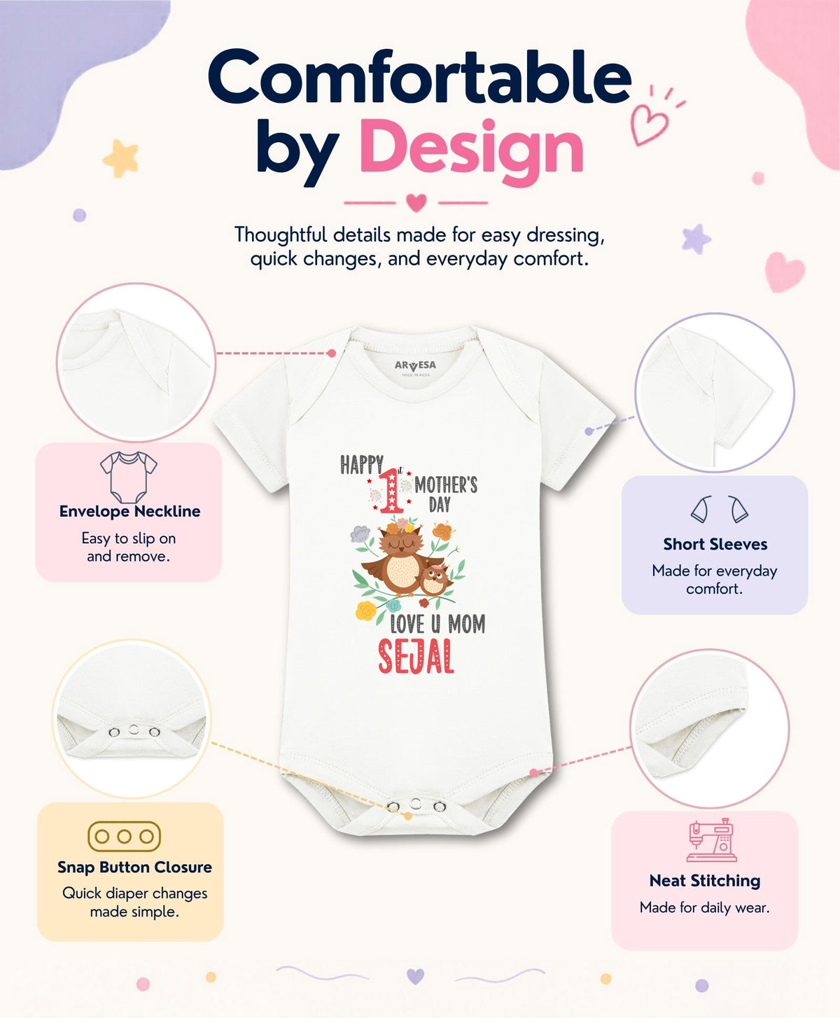 Yes | Happy Mother Days Mothers Day - Romper