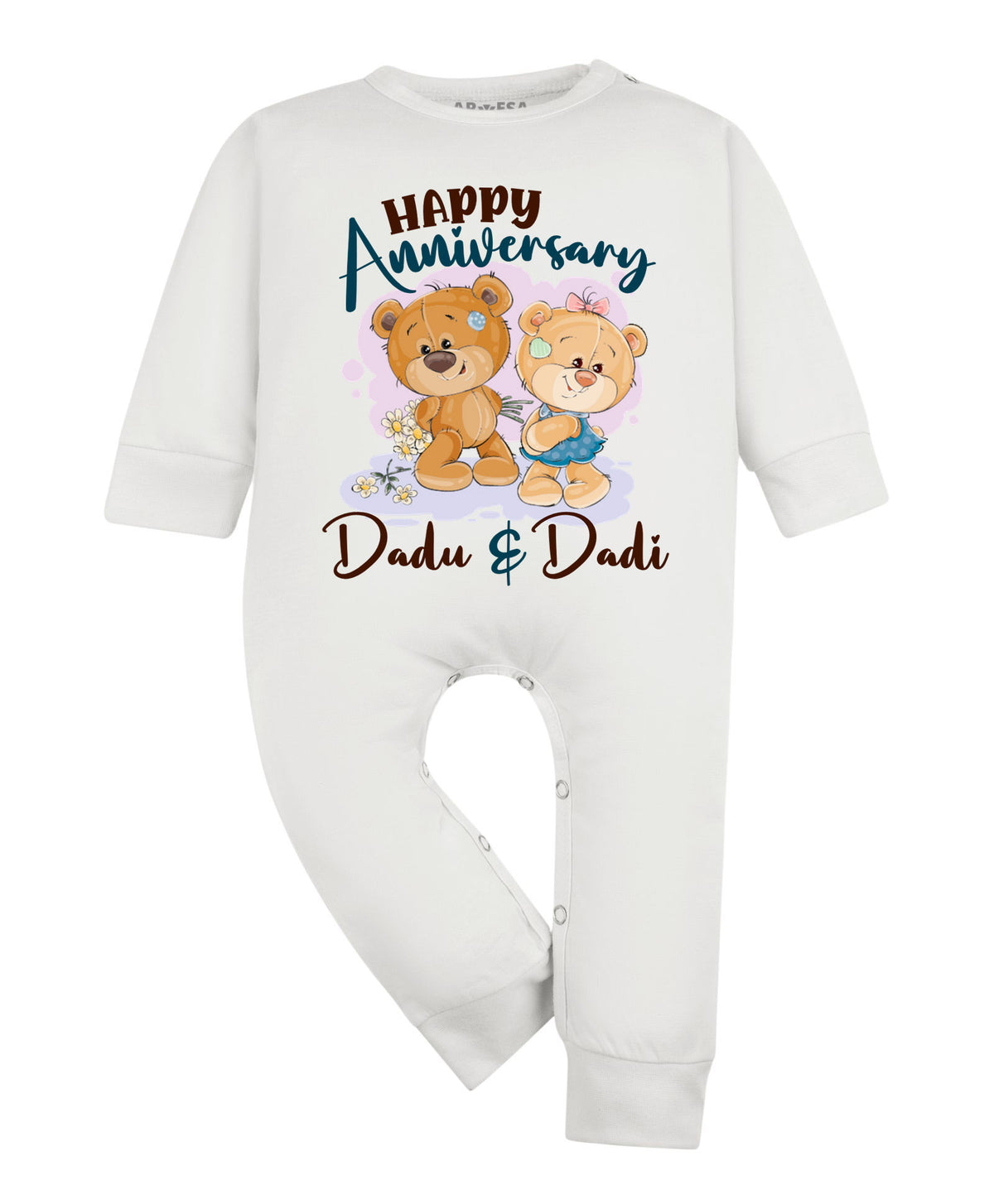 No | Happy Anniversay Dadu & Dadi Family Anniversary - Jumpsuit