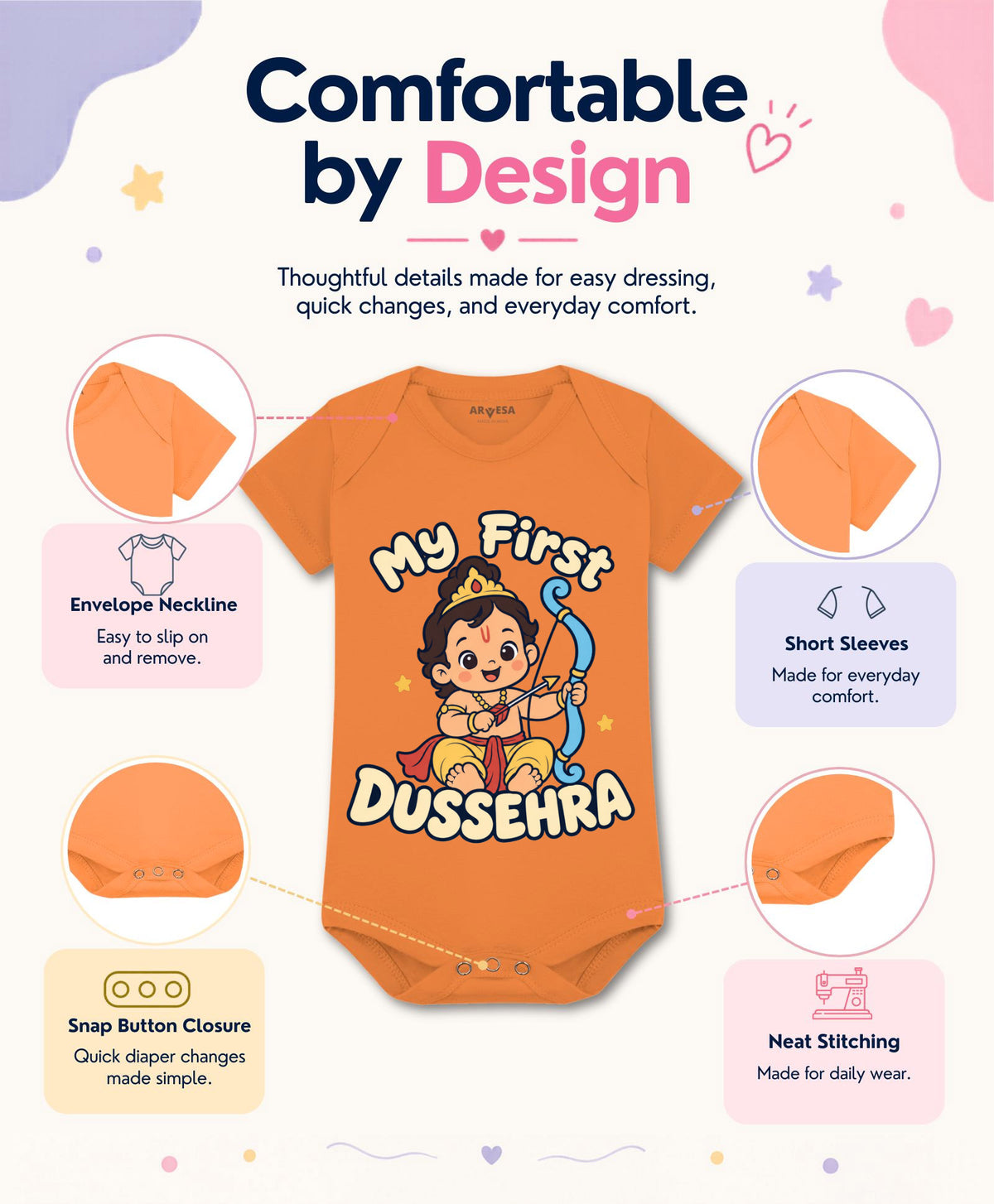 No | My First Dussehra - Romper