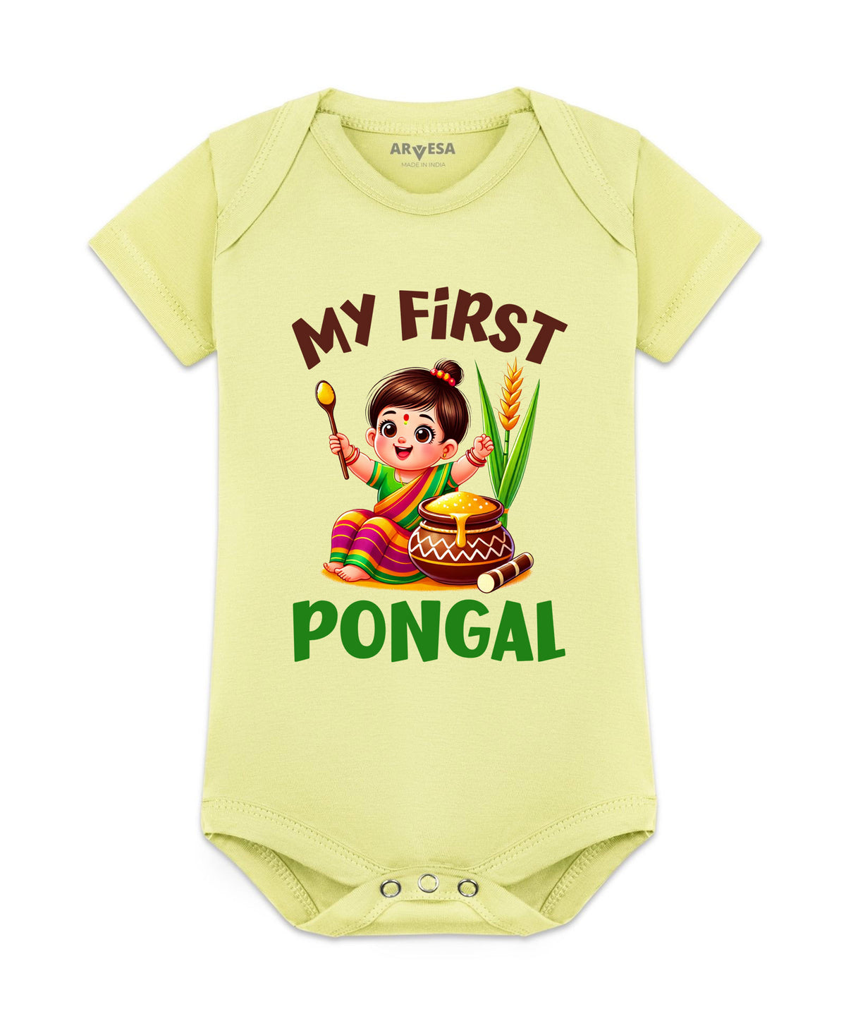 No | My First Pongal - Romper