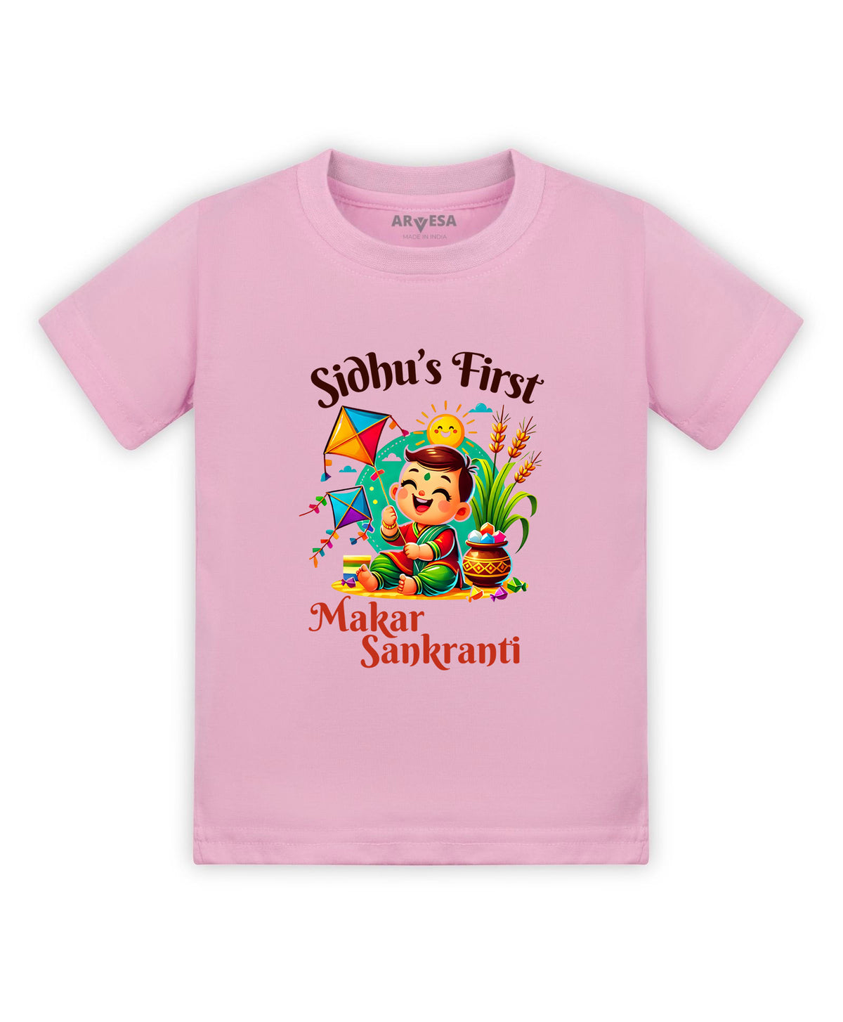 Yes | My First Makar sankranti - T-shirt