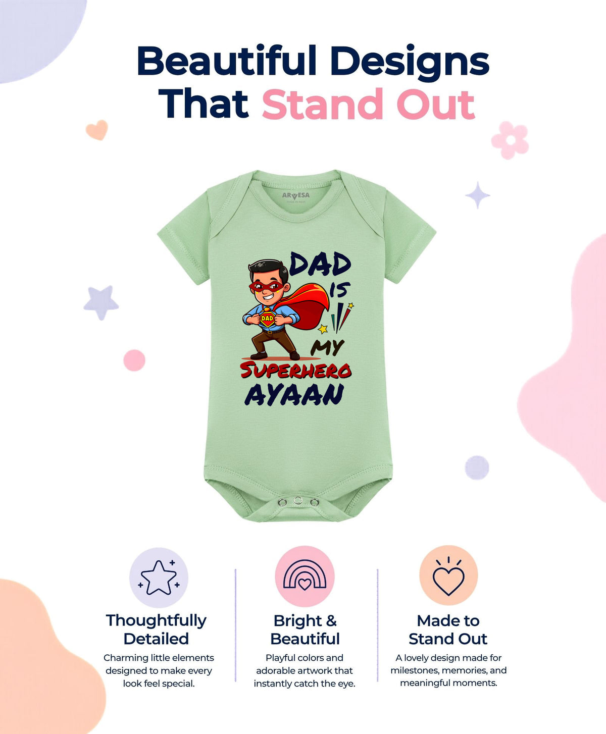 Yes | Dad Is My Superhero - Romper