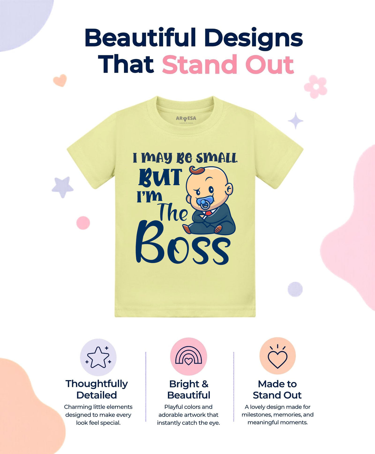 No | I may Be Small But I am Boss Quirky - T-shirt